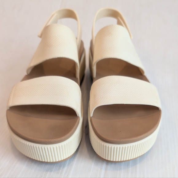 REEF Women's Water Vista Higher Platform Cream Sandals Size 10 - Picture 3 of 11